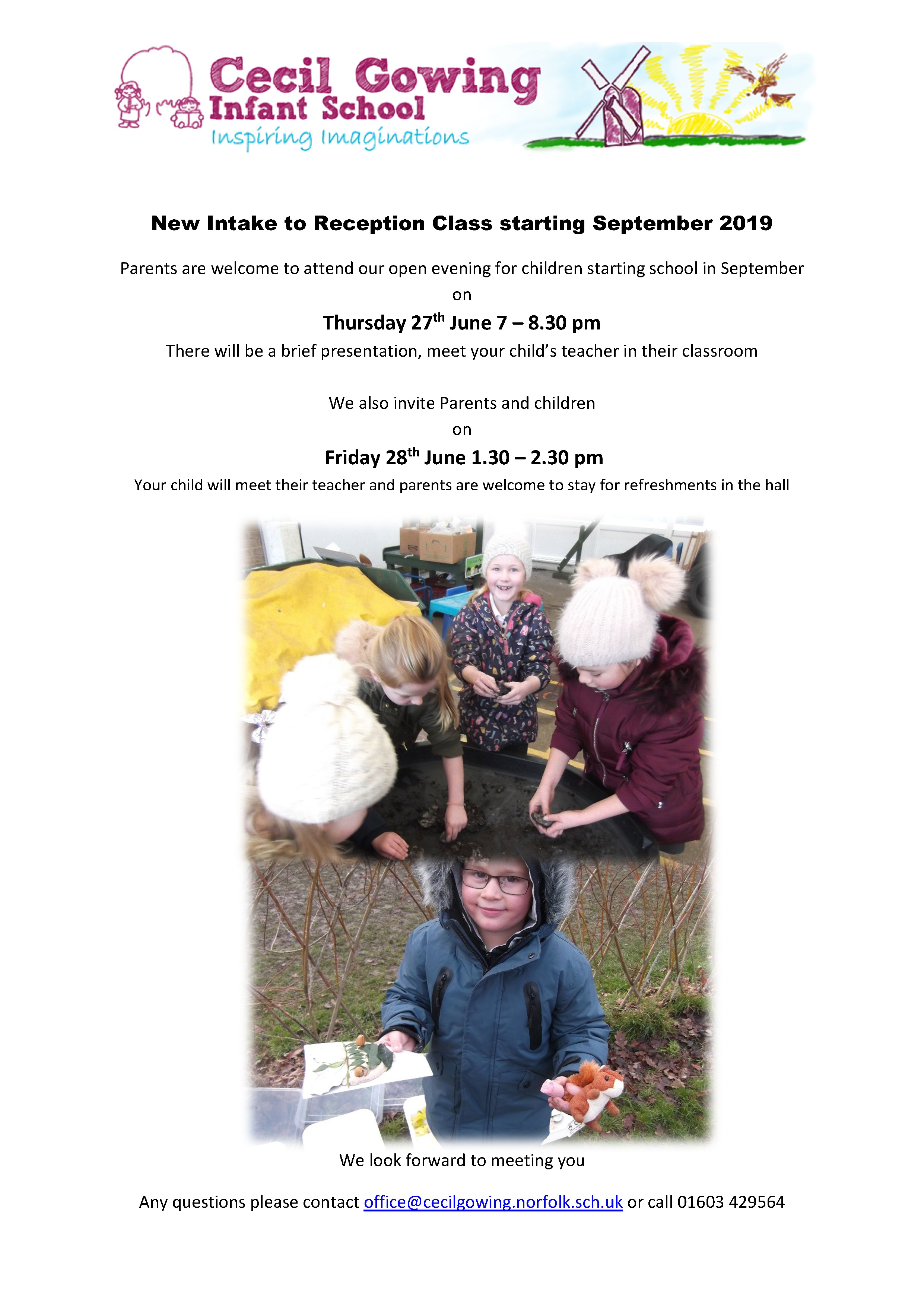2019 intake poster june