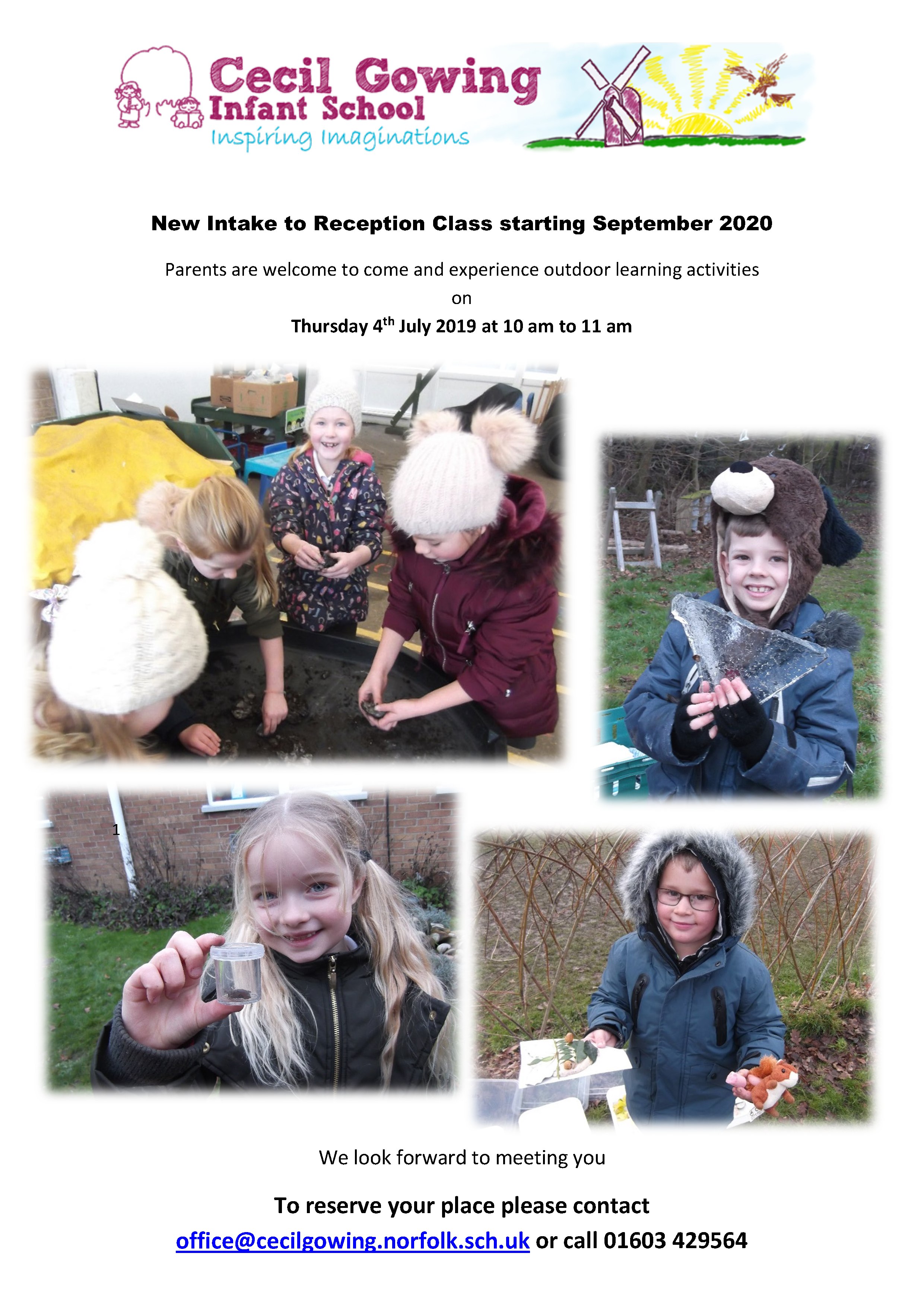 New intake outdoor learning 2020